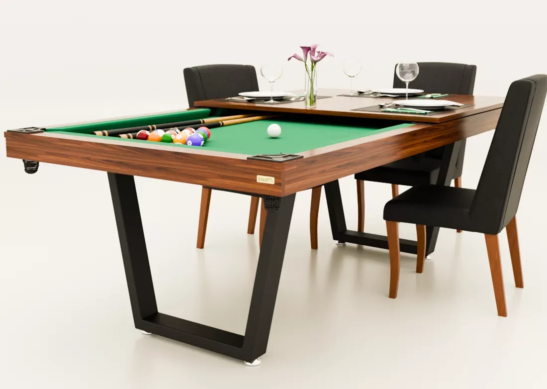 Mesa de Jantar ou Sinuca? Descubra como ter os dois!