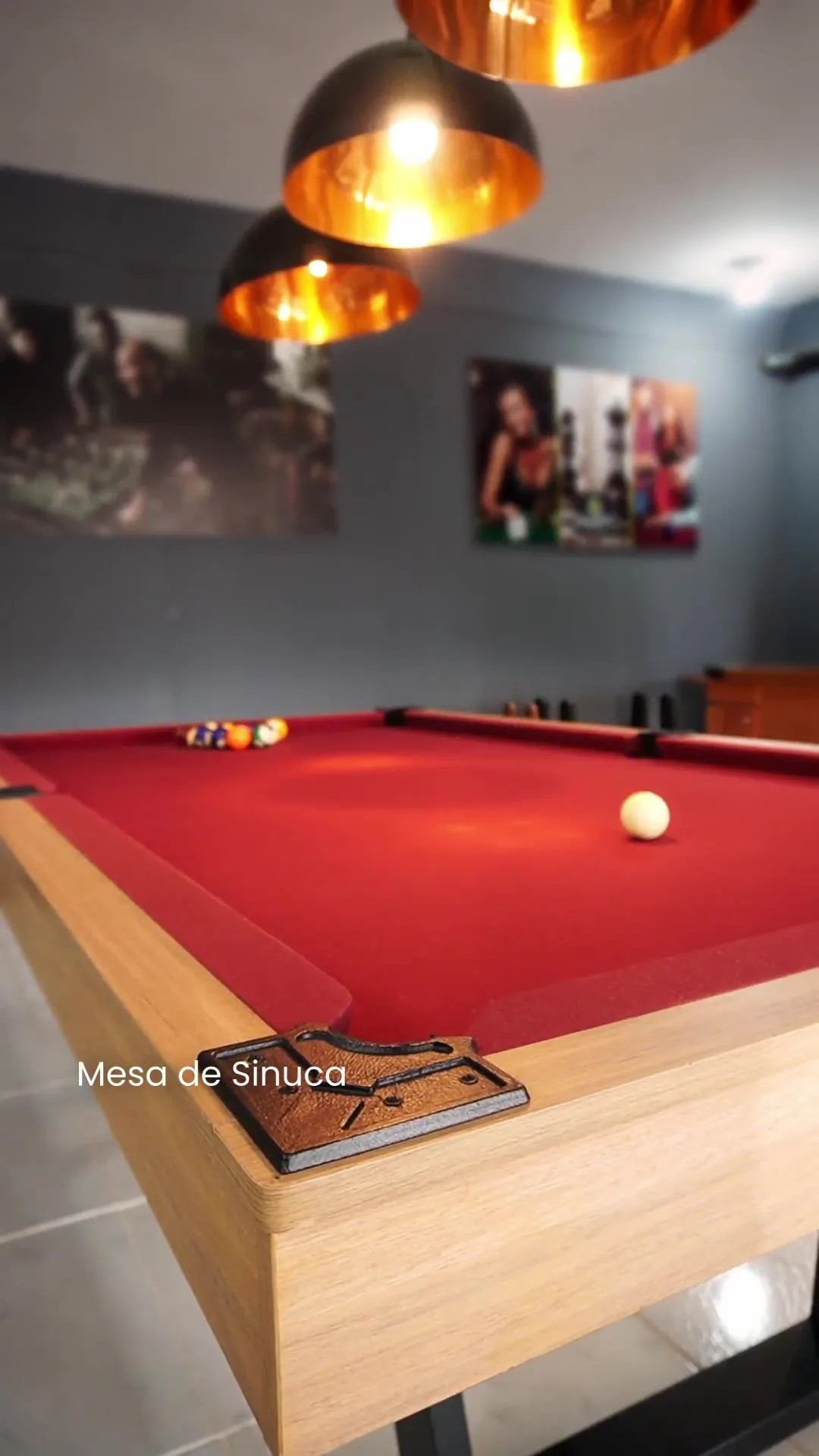 Mesa de Sinuca e Jantar Berlim — vídeo 1