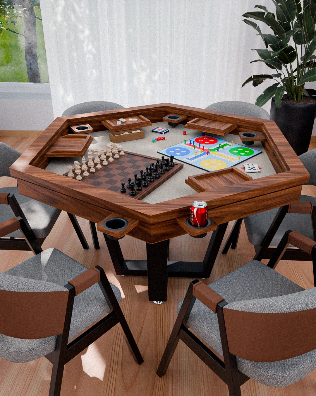 Mesa de Jogos Industrial Califórnia da Bilhart's — foto 6