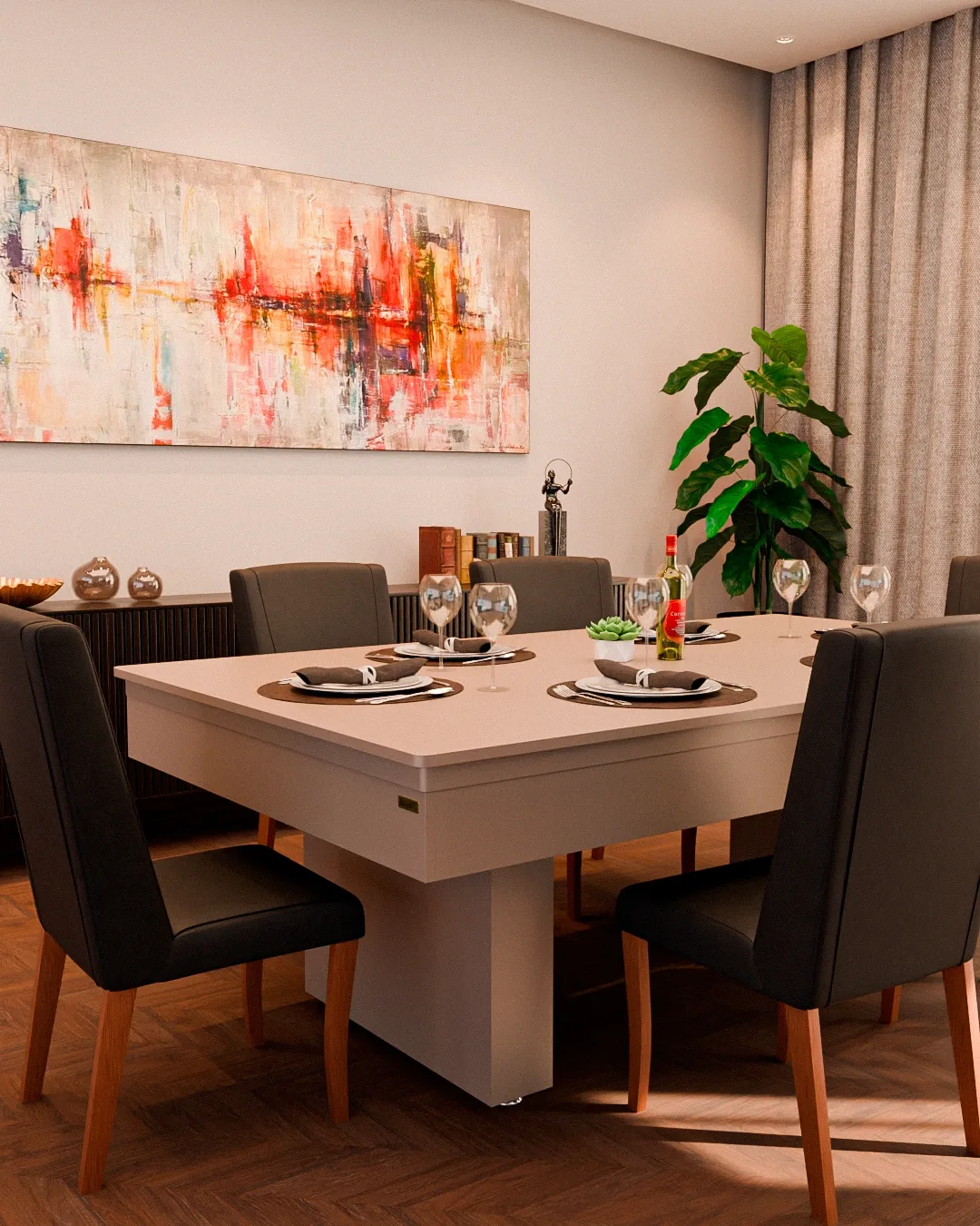 Mesa de Sinuca e Jantar Dubai da Bilhart's — foto 5