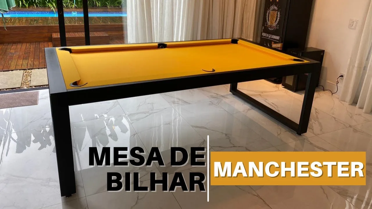 Manchester — Mesa de Sinuca e Jantar