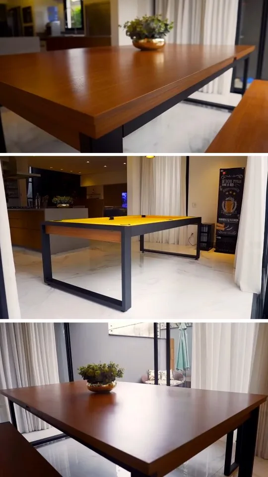 Mesa de Sinuca e Jantar Manchester — vídeo 2