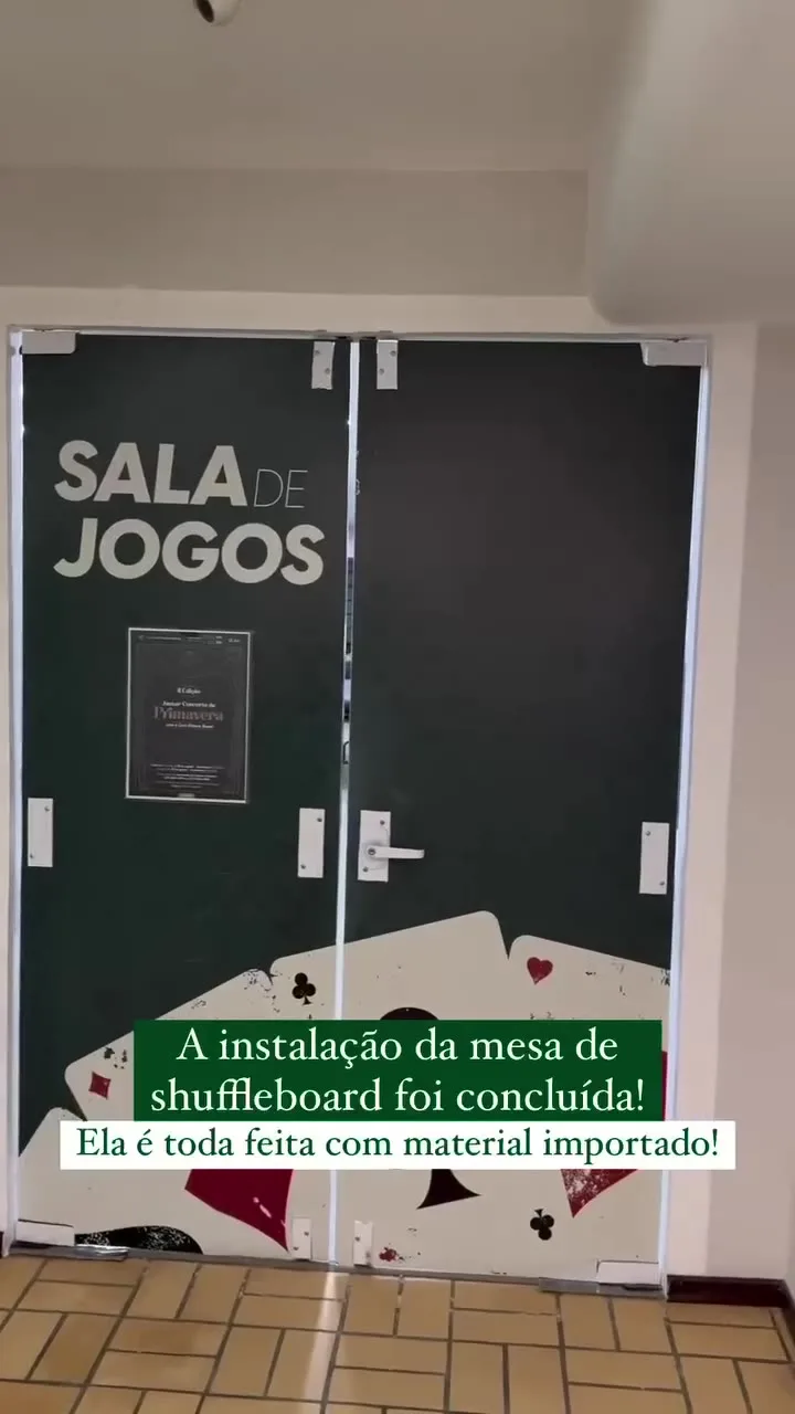 Mesa de Shuffleboard New York — vídeo 3