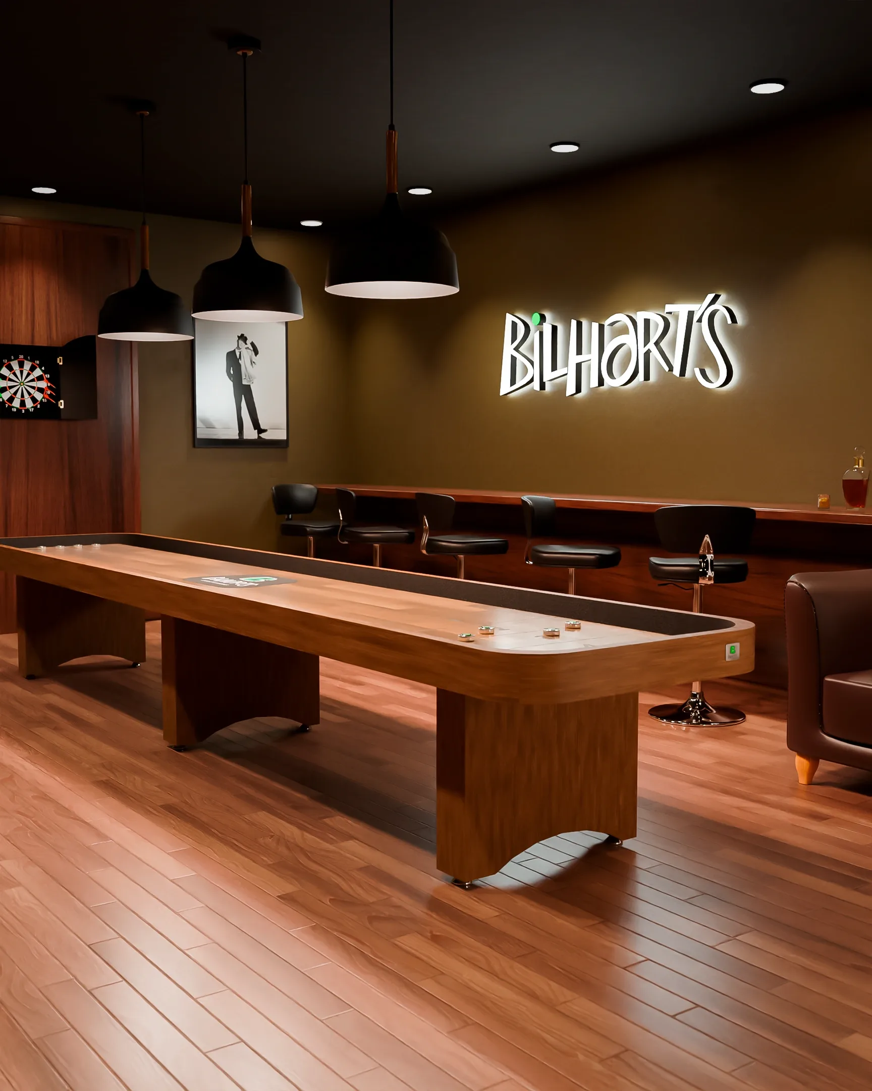 Mesa de Shuffleboard New York da Bilhart's — foto 6