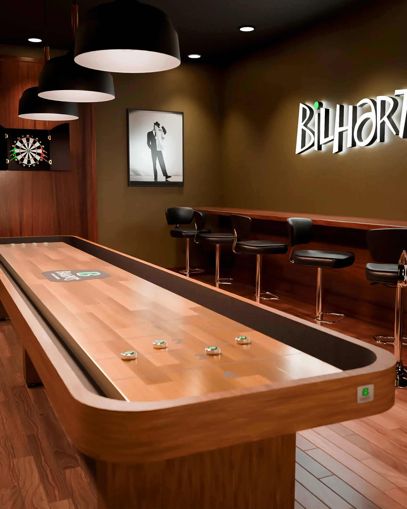 Mesa de Shuffleboard New York da Bilhart's — foto 7