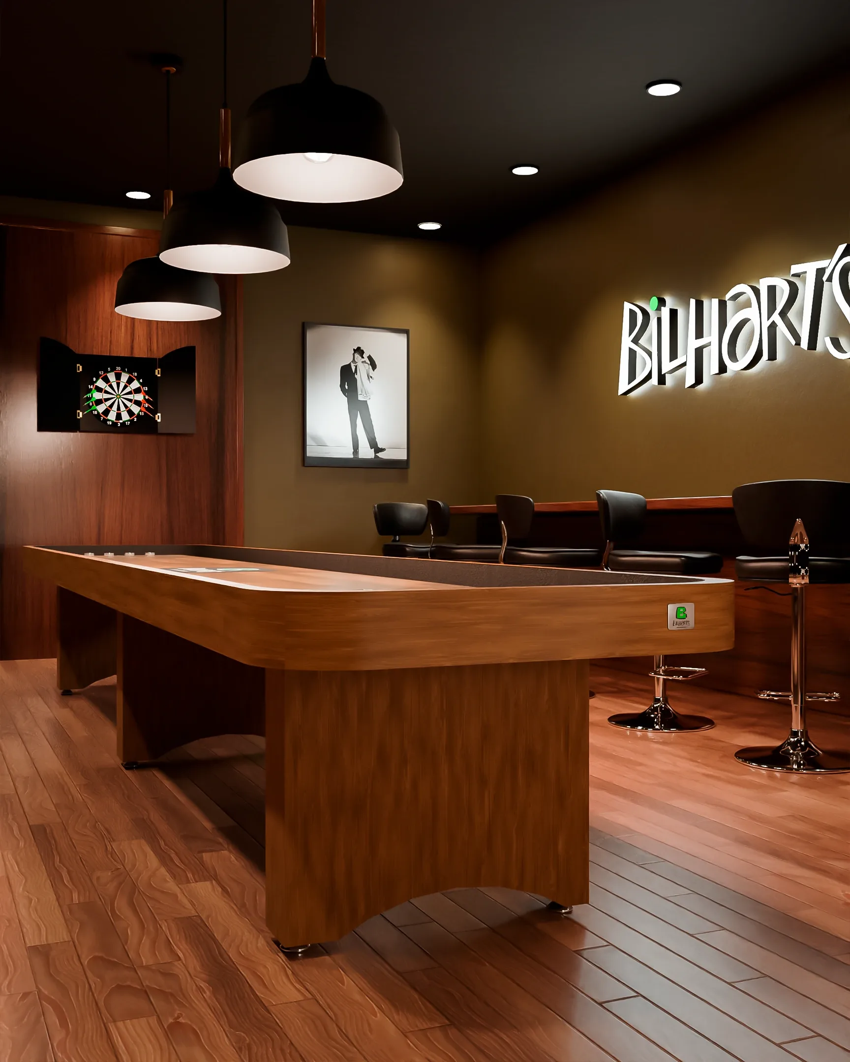 Mesa de Shuffleboard New York da Bilhart's — foto 10