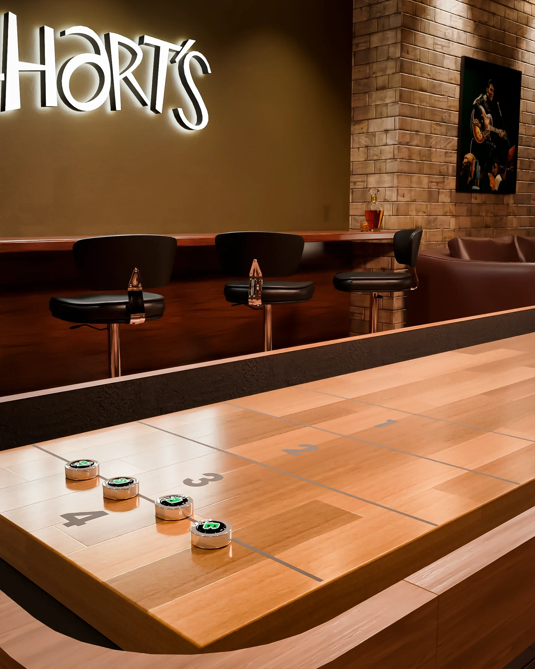 Mesa de Shuffleboard New York da Bilhart's — foto 5