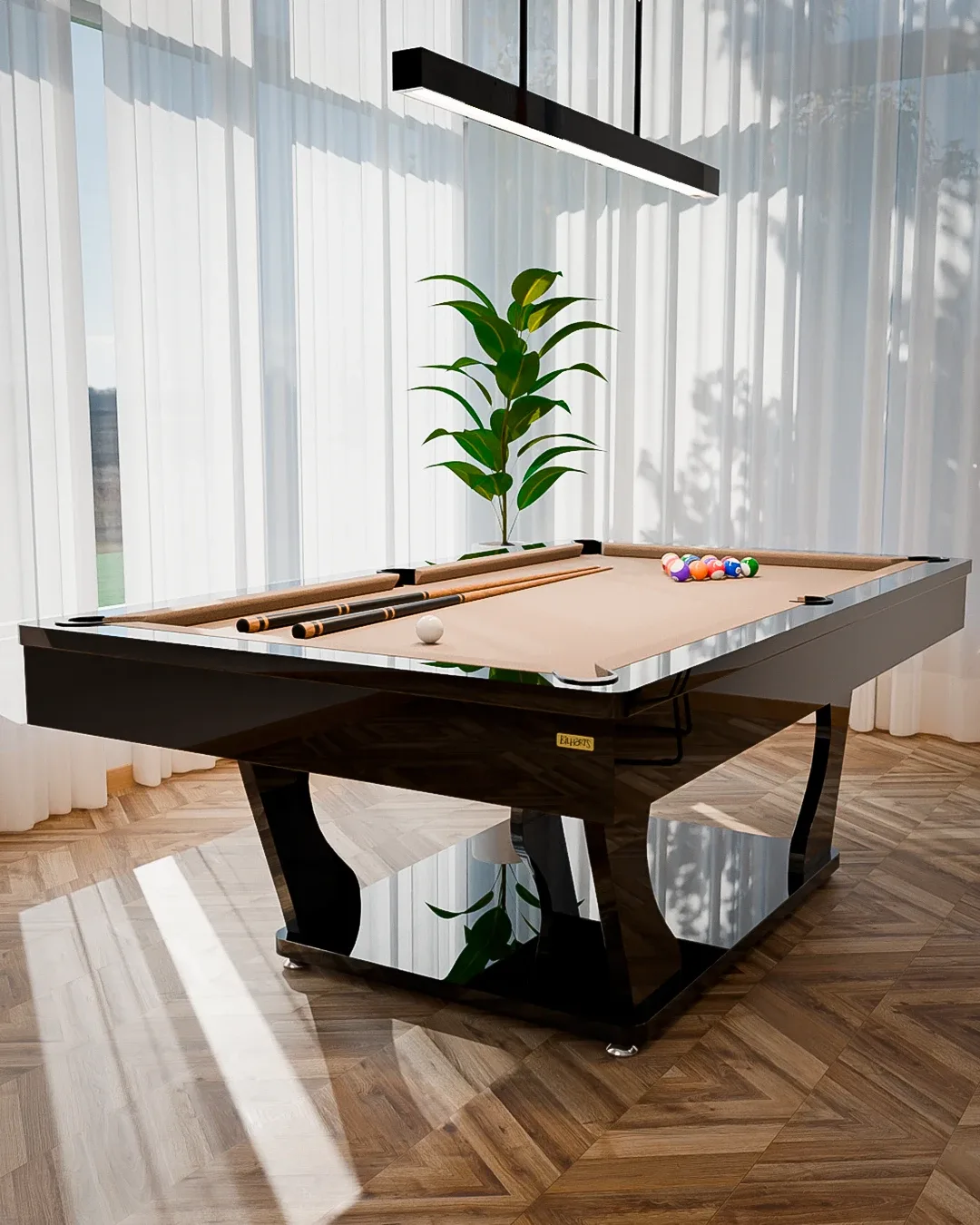 Mesa de Sinuca Ravena Super Luxo da Bilhart's