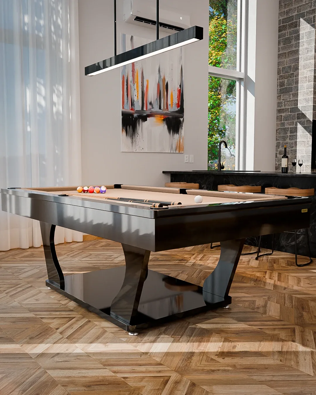 Mesa de Sinuca Ravena Super Luxo da Bilhart's — foto 4