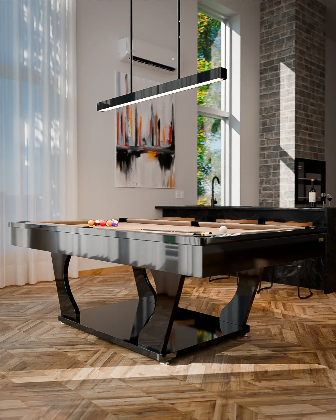Mesa de Sinuca Ravena Super Luxo da Bilhart's — foto 8