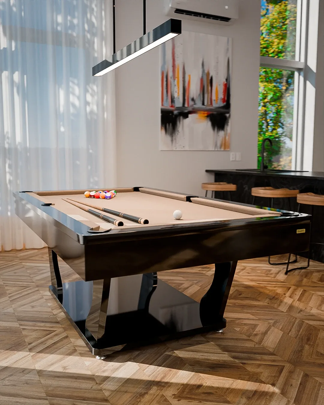 Mesa de Sinuca Ravena Super Luxo da Bilhart's — foto 5