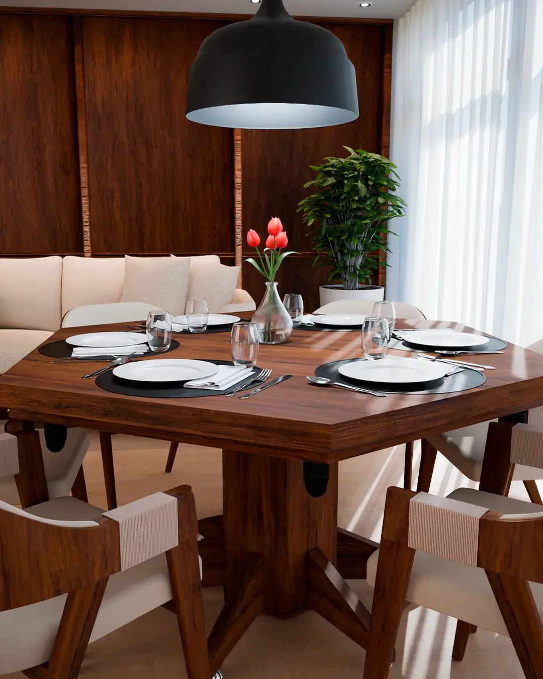 Mesa de Sinuca e Jantar Sextavada da Bilhart's — foto 5